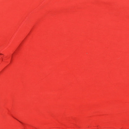 NEXT Girls Red   Pullover Sweatshirt Size 9 Years  - chrismas