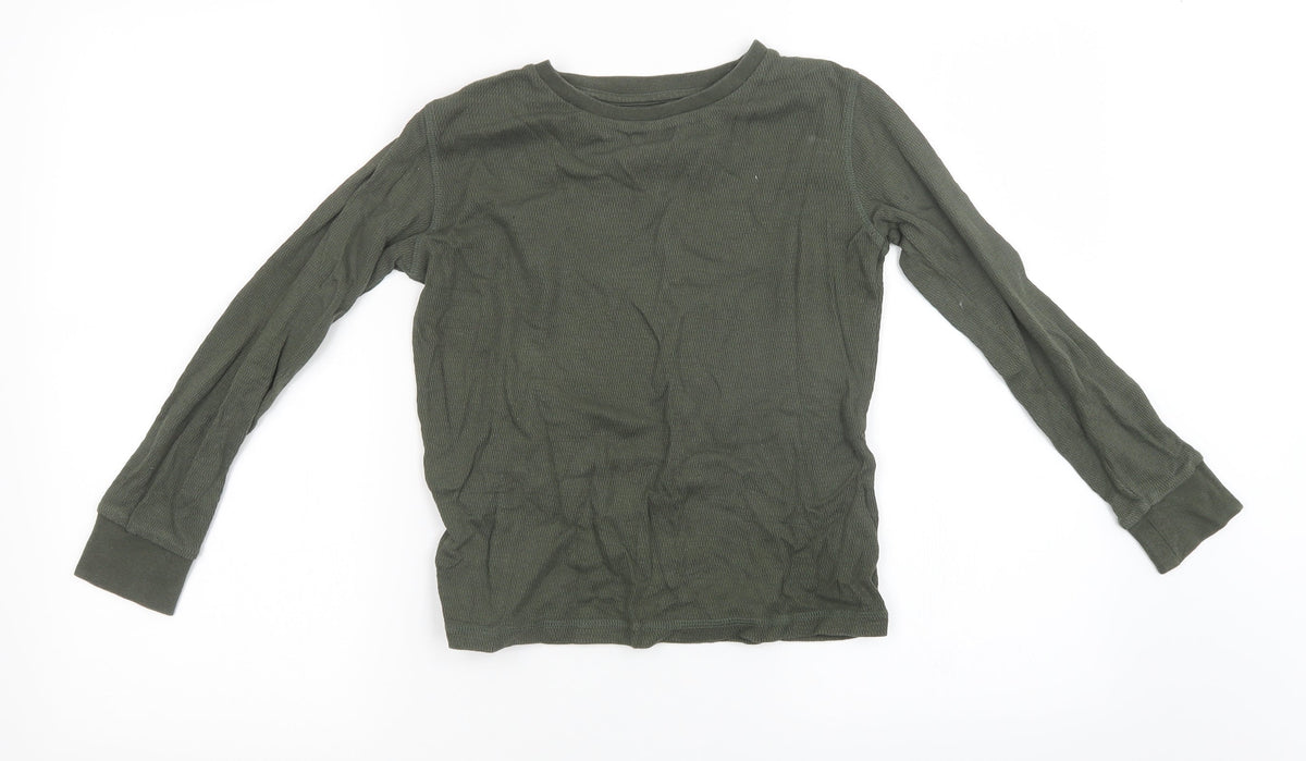 NEXT Boys Green  Knit Pullover Sweatshirt Size 7 Years