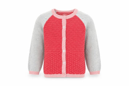 Preworn Girls Pink  Knit Pullover Sweatshirt Size 5 Years