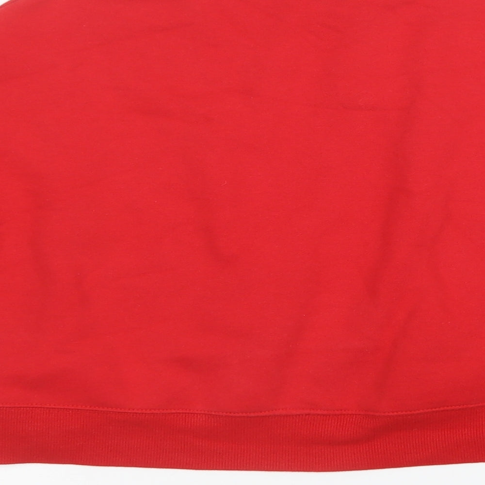 Womens UK Size M H&M Red Pullover Sweatshirt