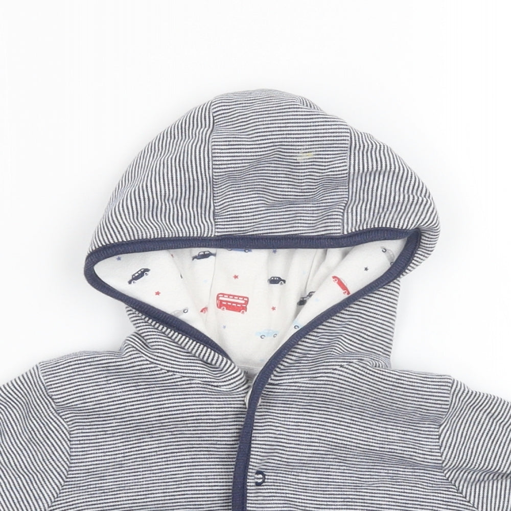 Preworn Baby Blue Spotted  Basic Jacket Jacket Size 3-6 Months