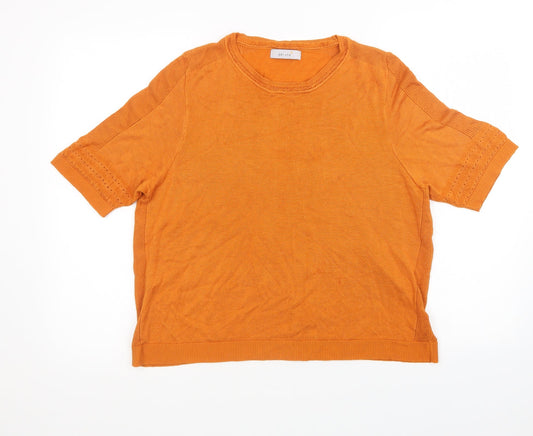 Womens UK Size 20 Marks and Spencer Yellow Pullover Sweatshirt