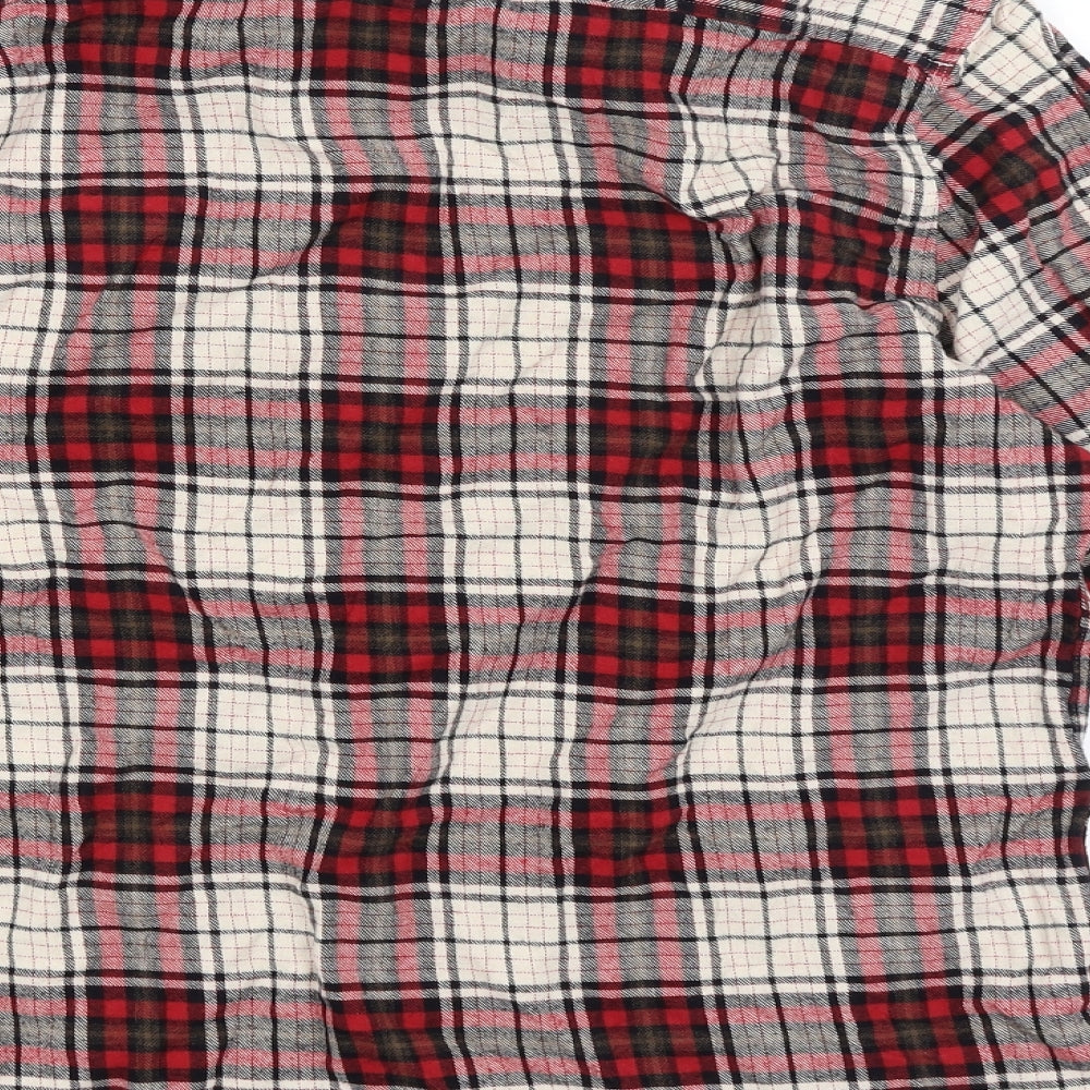 Mens UK Size M Morley Trading Co Red  Button-Up Long Sleeve Casual Shirt