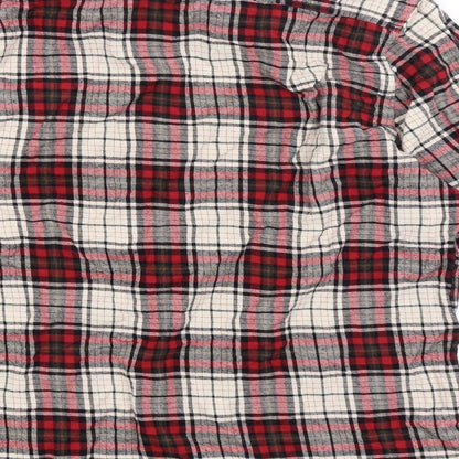 Mens UK Size M Morley Trading Co Red  Button-Up Long Sleeve Casual Shirt