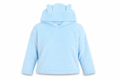 Womens Blue   Pullover Hoodie Size M