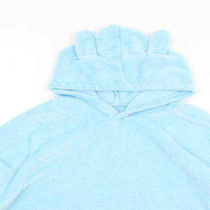 Womens Blue   Pullover Hoodie Size M