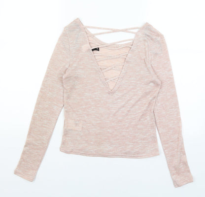 Divided Womens Pink   Basic T-Shirt Size S