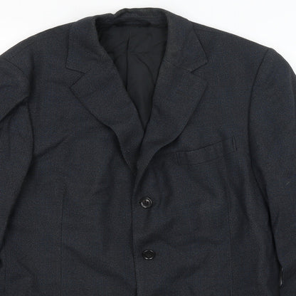 Mens UK Size M Dunn & Co Regular Black Suit Jacket