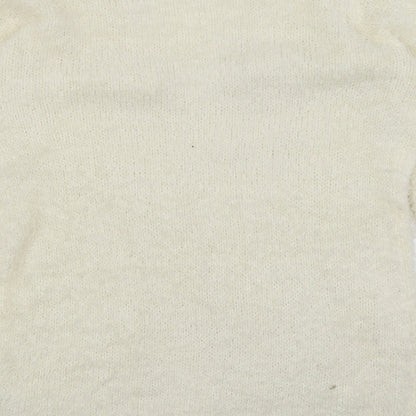 Cotton Traders Womens Ivory   Wrap Jumper Size 12