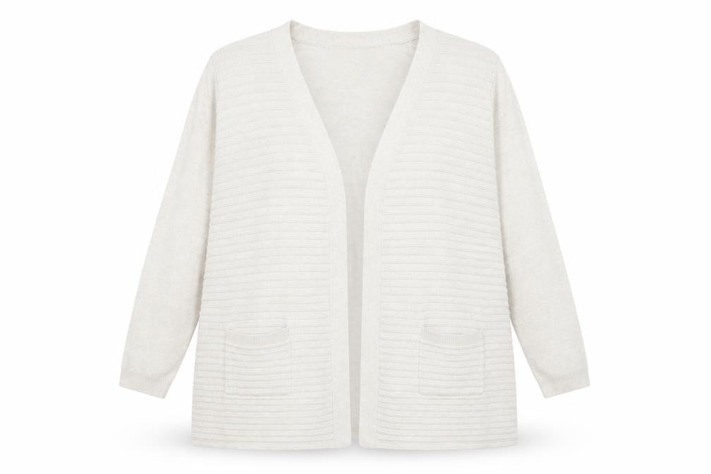 Womens UK Size 18 The Collection Ivory Wrap Jumper