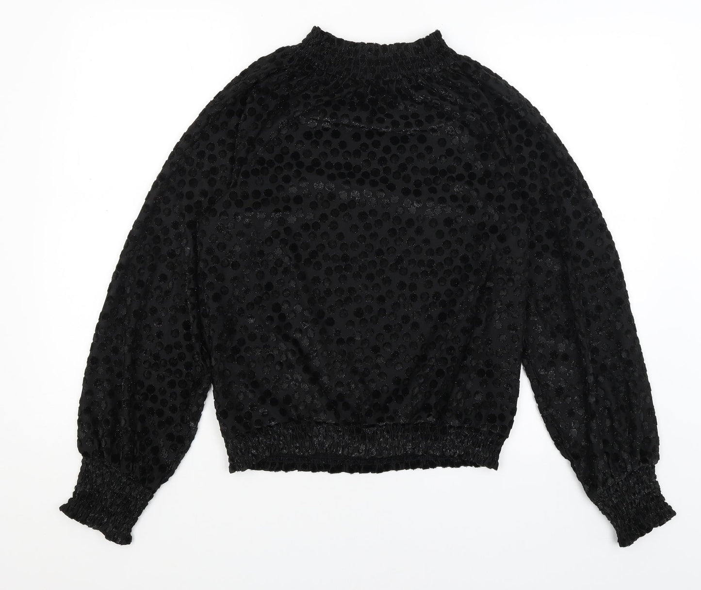 Womens UK Size 10 M&S Black Pullover Jumper