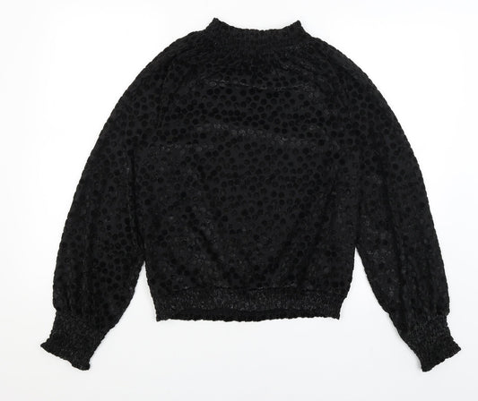 Womens UK Size 10 M&S Black Pullover Jumper