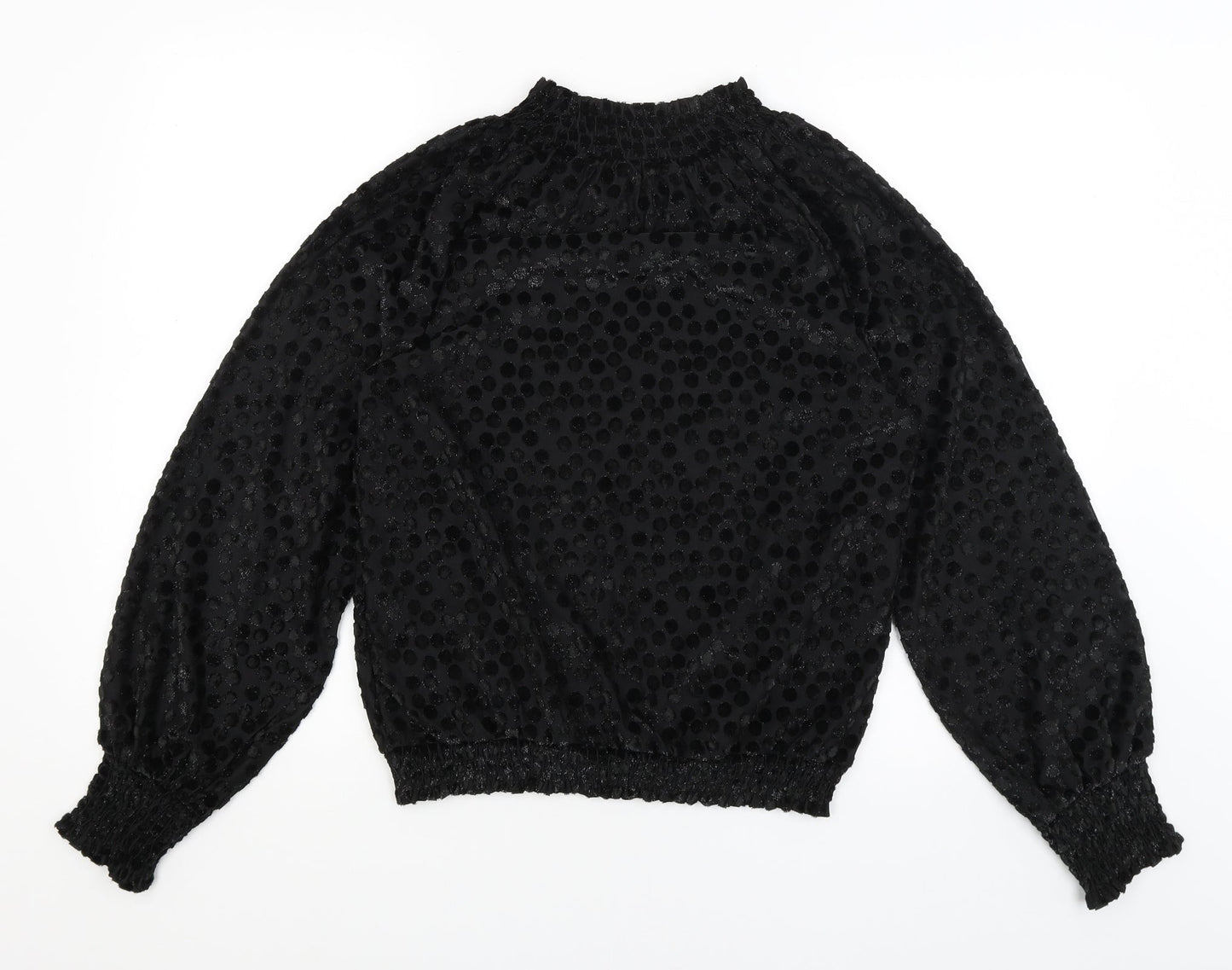 Womens UK Size 10 M&S Black Pullover Jumper