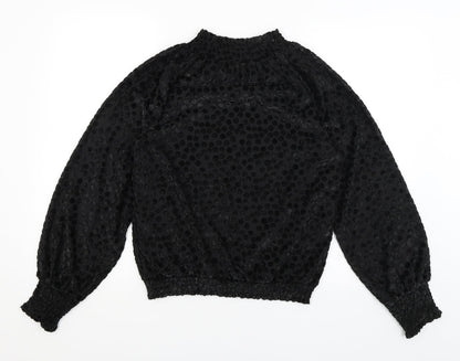 Womens UK Size 10 M&S Black Pullover Jumper
