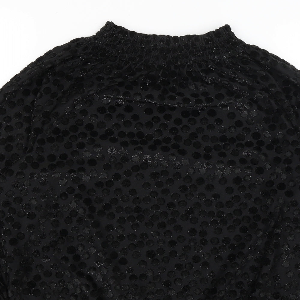 Womens UK Size 10 M&S Black Pullover Jumper
