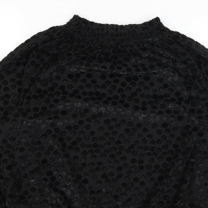 Womens UK Size 10 M&S Black Pullover Jumper