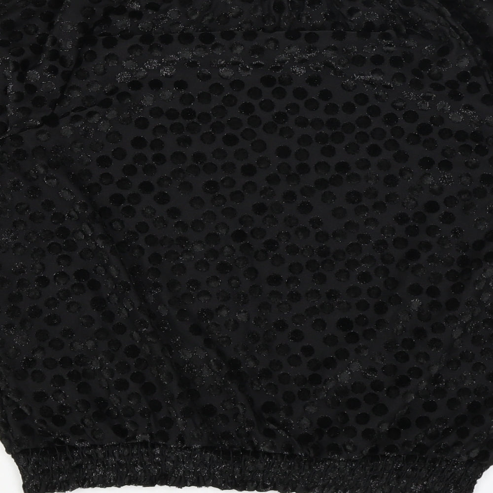 Womens UK Size 10 M&S Black Pullover Jumper