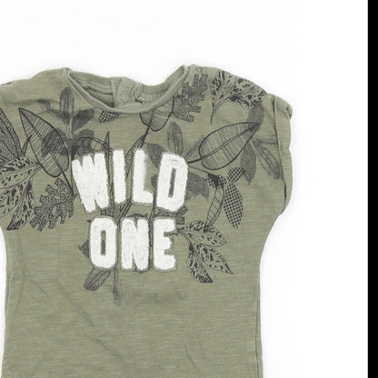 NEXT Baby Green   Babygrow One-Piece Size 3-6 Months
