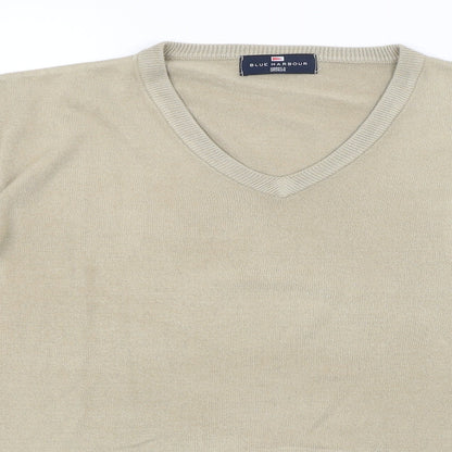 Blue Harbour Mens Brown   Pullover Jumper Size L