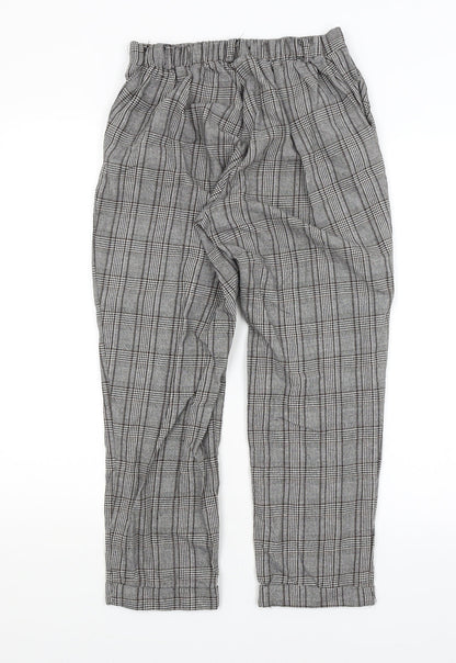 RT Womens Grey Plaid  Trousers  Size 6 L24 in