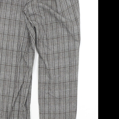 RT Womens Grey Plaid  Trousers  Size 6 L24 in