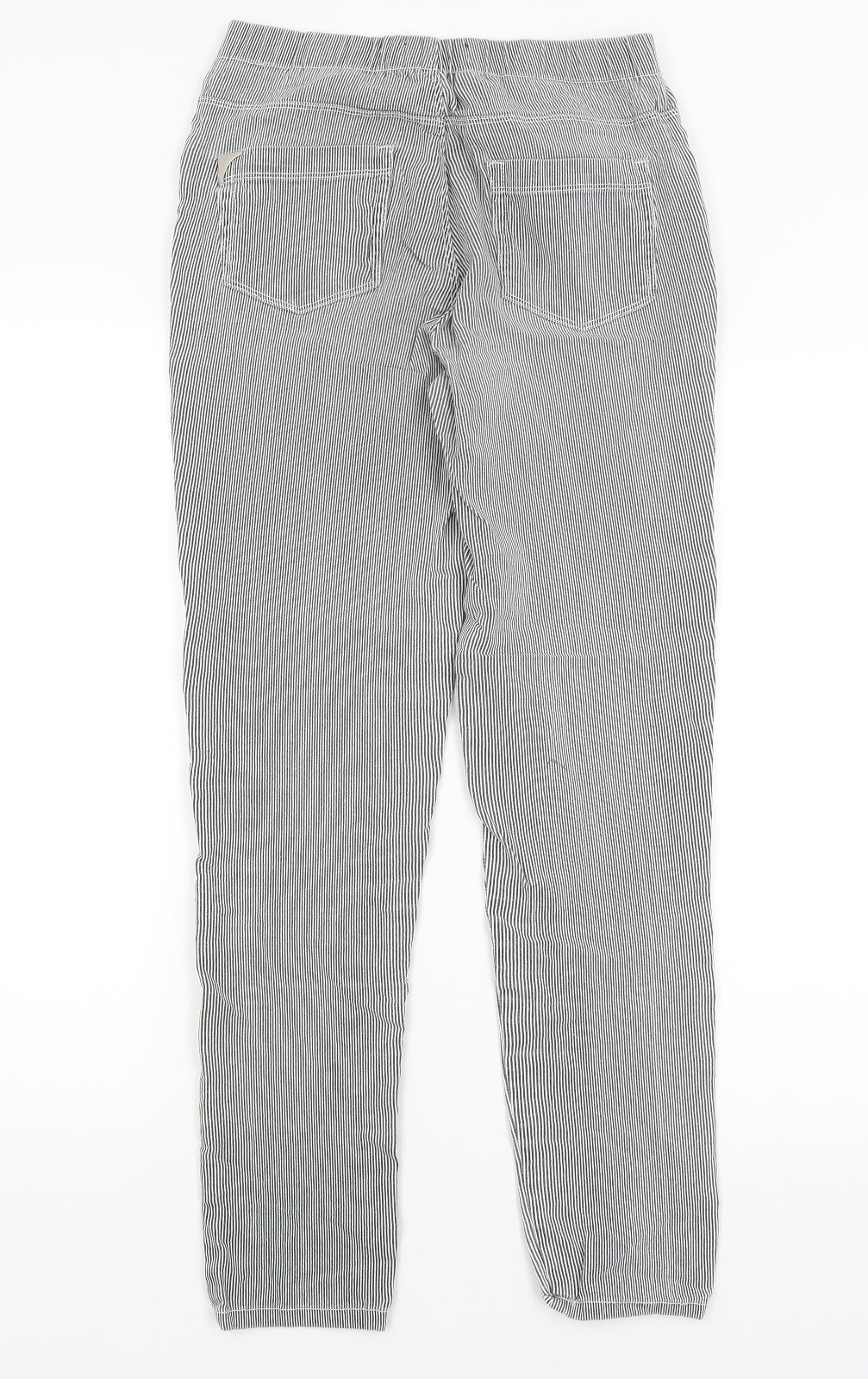 Womens UK Size 10 Peacocks Regular Fit  Grey Trousers