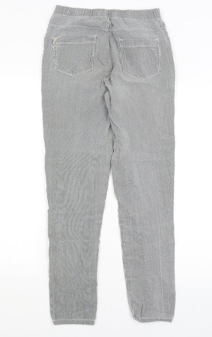 Womens UK Size 10 Peacocks Regular Fit  Grey Trousers