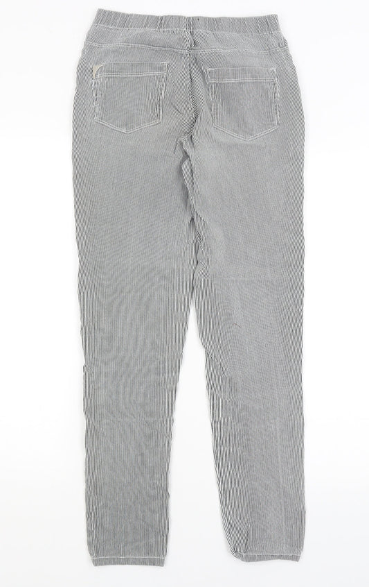 Womens UK Size 10 Peacocks Regular Fit  Grey Trousers