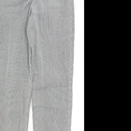 Womens UK Size 10 Peacocks Regular Fit  Grey Trousers