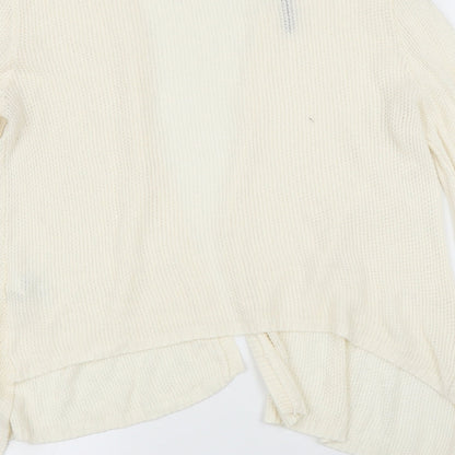 Womens UK Size S H&M Ivory Cardigan Jumper
