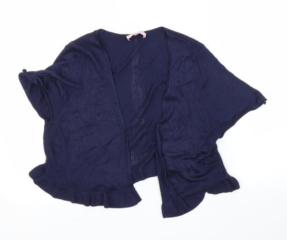 Womens UK Size 14 Per Una Blue Cardigan Jumper