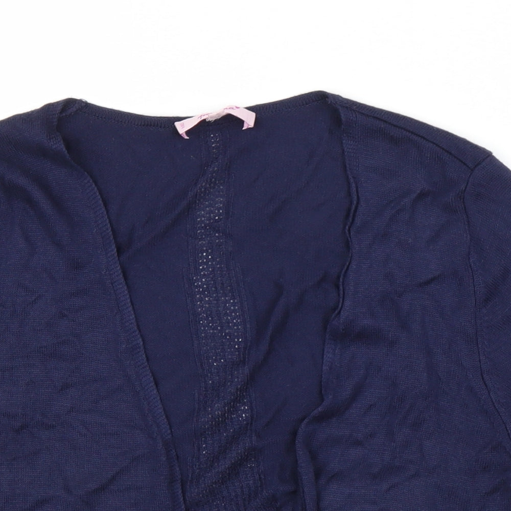 Womens UK Size 14 Per Una Blue Cardigan Jumper
