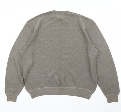 M&S Mens Brown   Pullover Jumper Size M