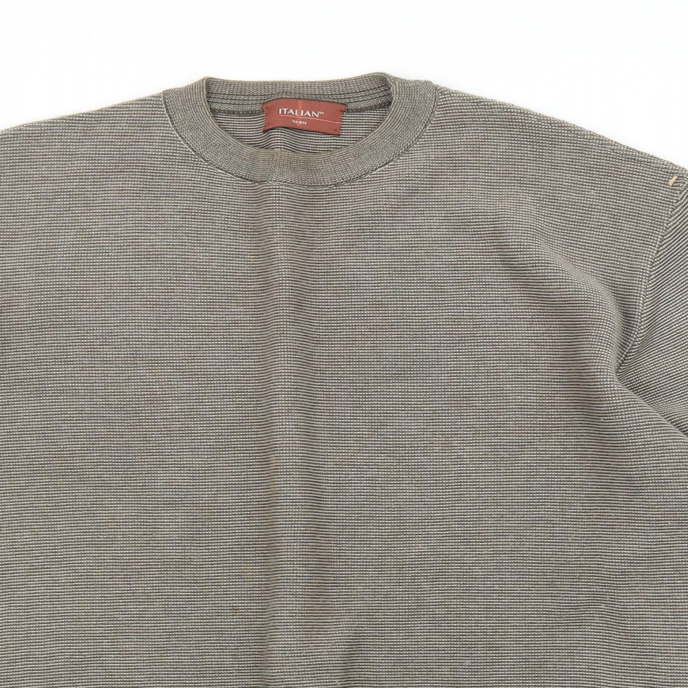 M&S Mens Brown   Pullover Jumper Size M