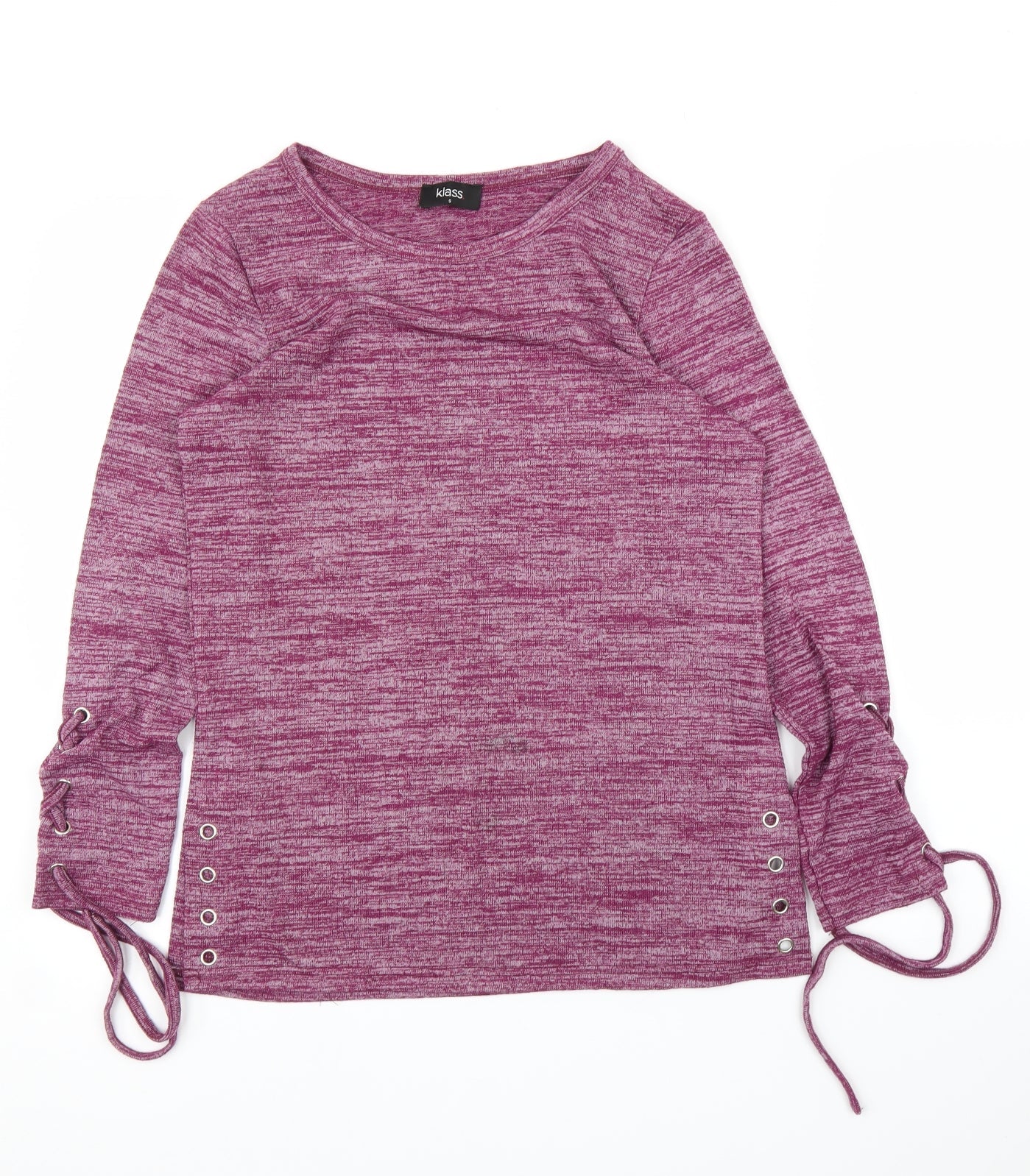 Womens UK Size S Klass Purple Basic Blouse
