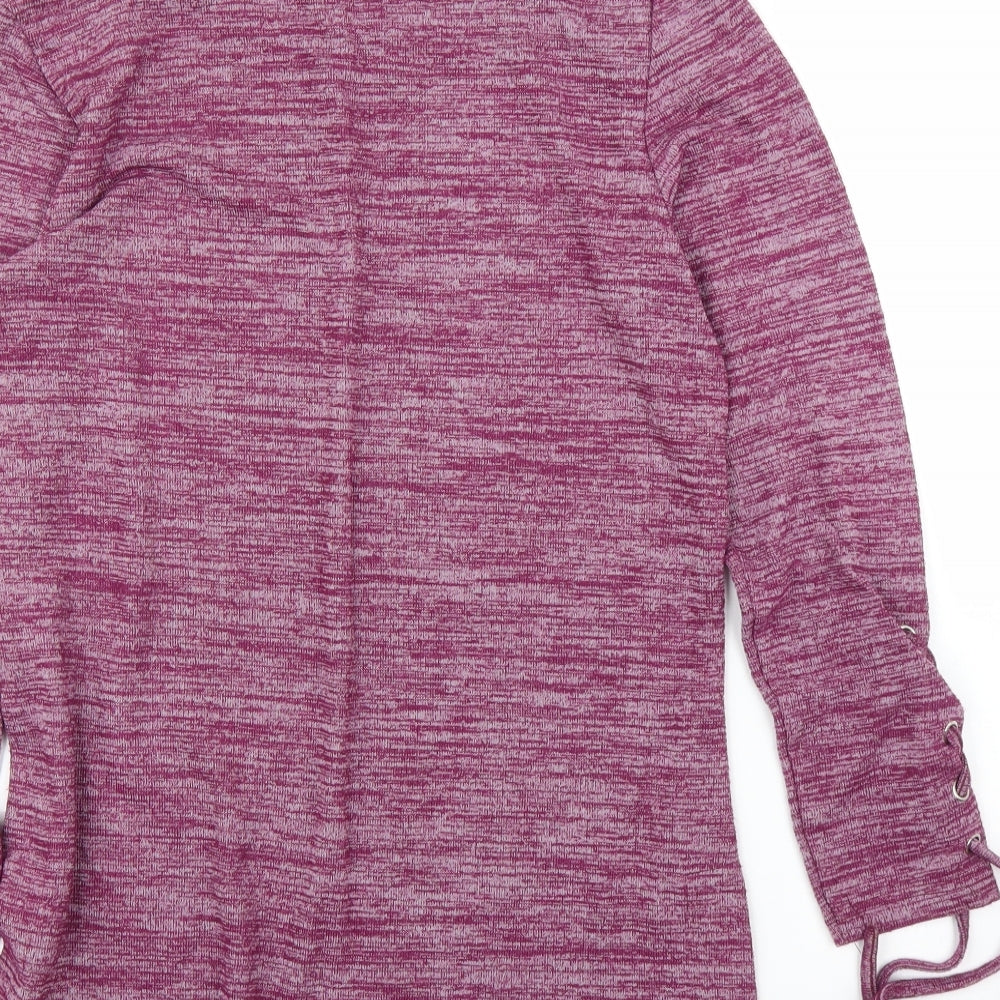 Womens UK Size S Klass Purple Basic Blouse