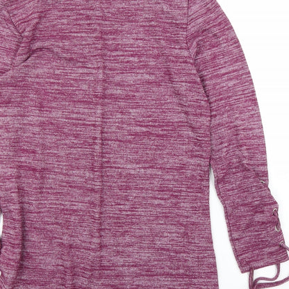 Womens UK Size S Klass Purple Basic Blouse