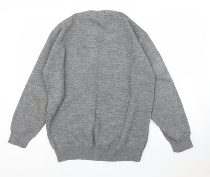 Cavallio Mens Grey   Pullover Jumper Size M