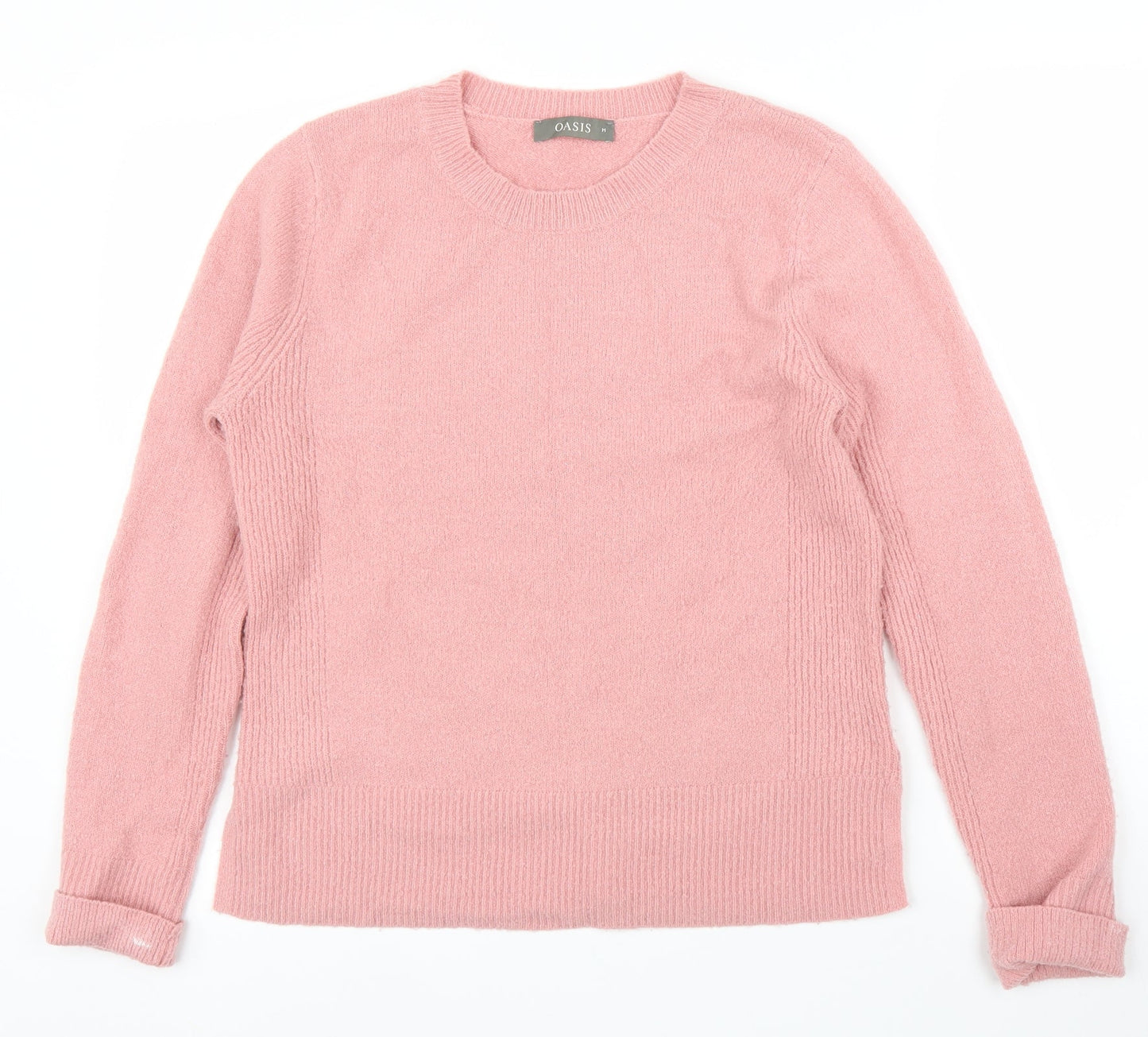 Womens UK Size M Oasis Pink Pullover Jumper