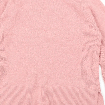 Womens UK Size M Oasis Pink Pullover Jumper
