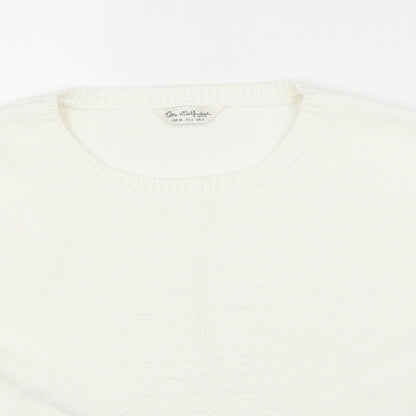 Womens UK Size 6 Miss Selfridge White Pullover Jumper