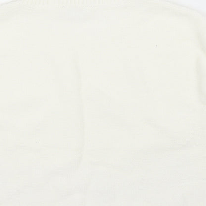 Womens UK Size 6 Miss Selfridge White Pullover Jumper