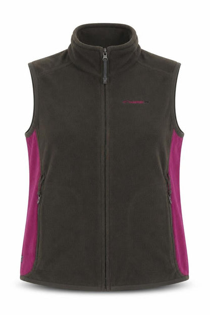 Womens UK Size 8 Mountain Life Brown Full Zip Jumper