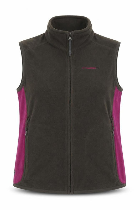 Womens UK Size 8 Mountain Life Brown Full Zip Jumper