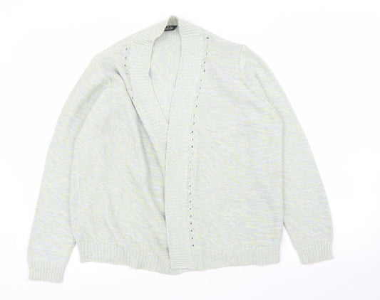 Womens UK Size 14 Profile Green Cardigan Jumper