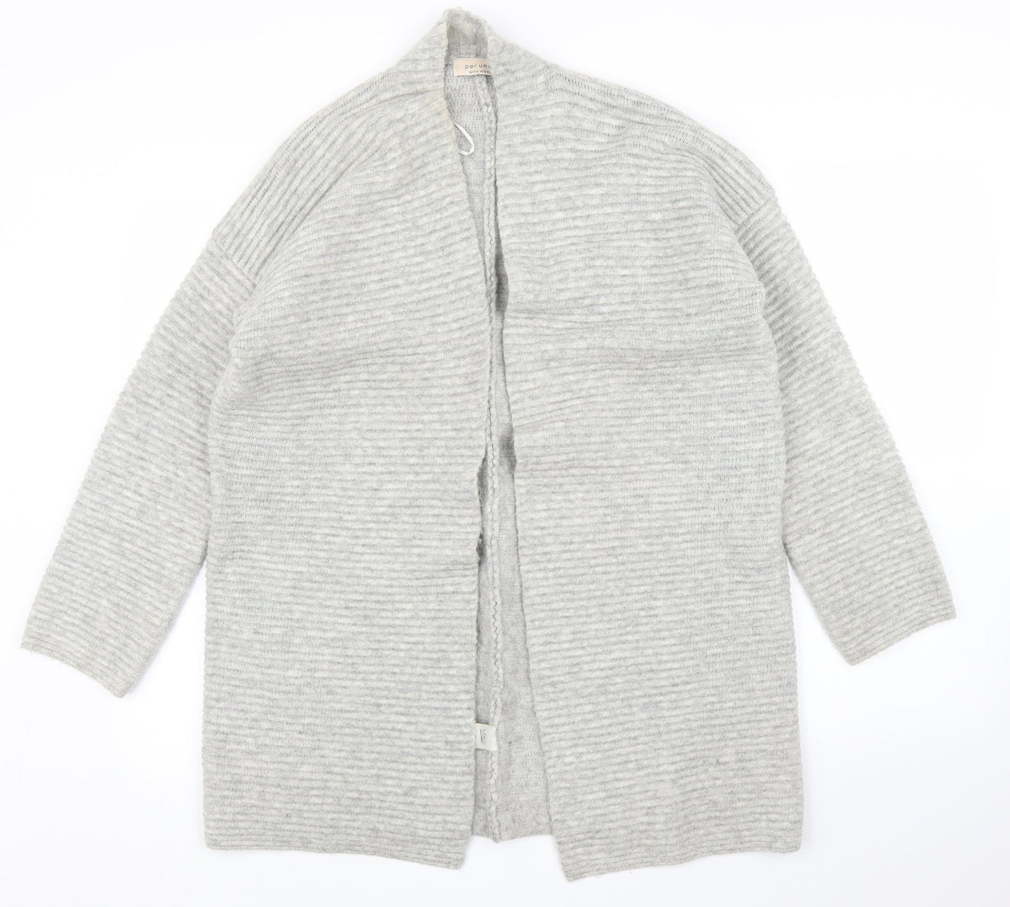 Womens UK Size M M&S Grey Cardigan Jumper