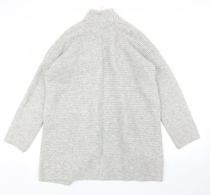 Womens UK Size M M&S Grey Cardigan Jumper