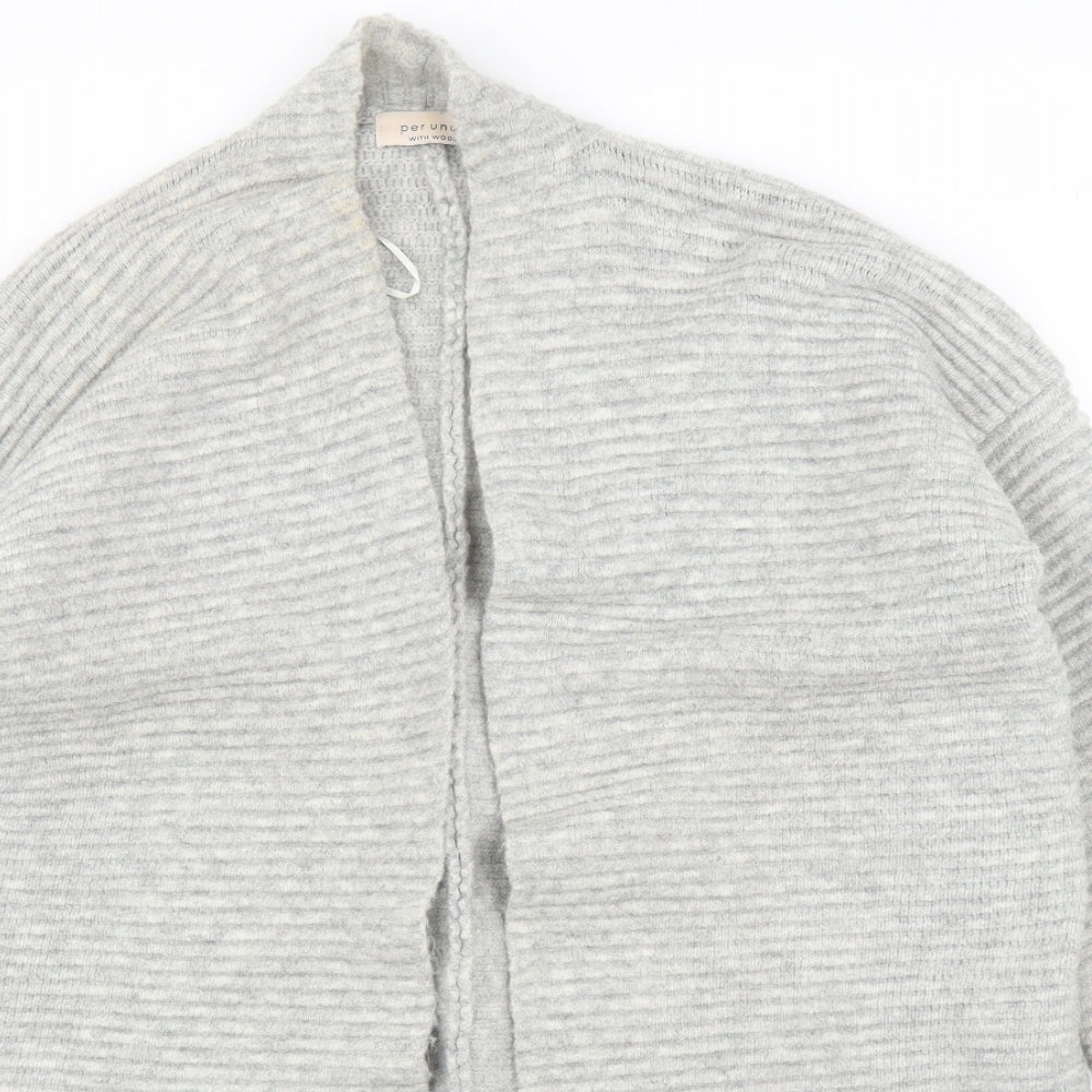 Womens UK Size M M&S Grey Cardigan Jumper