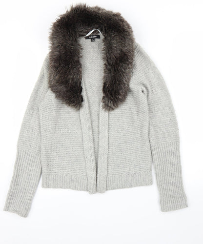 Bella Vere Womens Grey   Cardigan Jumper Size M