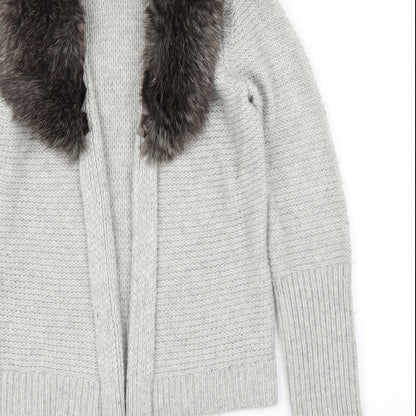 Bella Vere Womens Grey   Cardigan Jumper Size M
